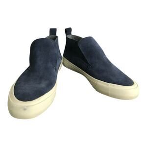 Seavees Huntington Middie Sneakers Womens Sz 10 Blue Leather Suede Slip-On Shoes